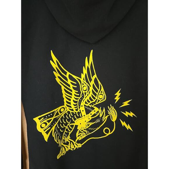 Falcon Concert Zip Up Hoodie Sweatshirt Small California heavy metal - Picture 5 of 5
